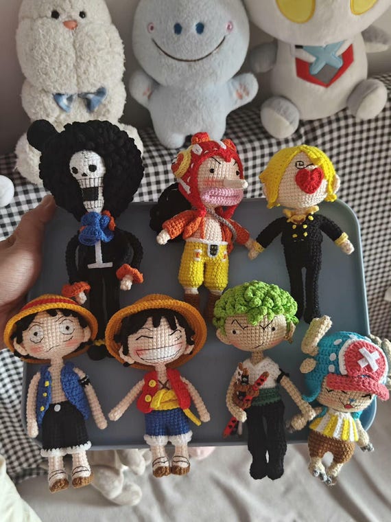 Handmade Crochet One Piece Anime Doll: Pirate Amigurumi - Etsy