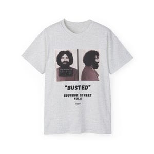 Jerry Garcia Grateful Dead Tee Shirt, Mugshot Unisex Ultra Cotton Tee