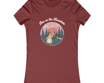 Grateful Dead Women's Tee "Fire on the Mountain"  Soft and comfortable