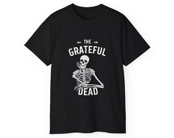 Grateful Dead Skeleton T-Shirt, Unisex Halloween Band Tee