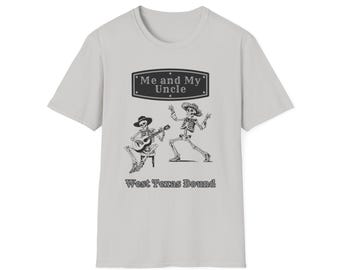 Grateful Dead Inspired Skeleton Festival Shirt - Me and My Uncle -