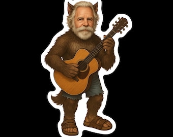Grateful Dead Weir Wolf Sticker, Matte Vinyl Decal