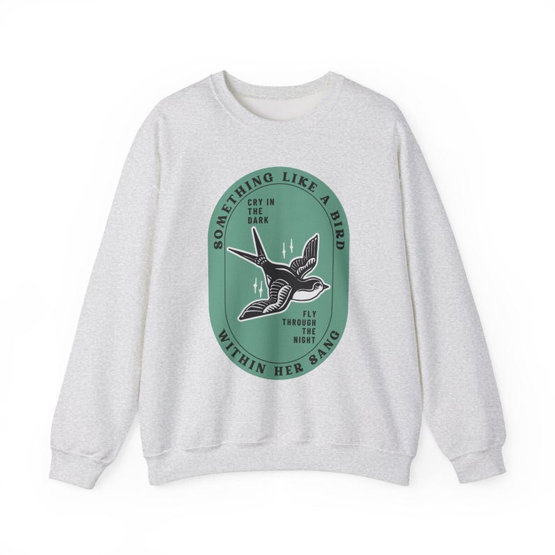 Grateful Dead Inspired Bird Song-sweater met ronde hals, uniseks comfortabele kleding afbeelding 3