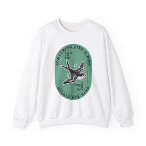 Grateful Dead Inspired Bird Song-sweater met ronde hals, uniseks comfortabele kleding afbeelding 2