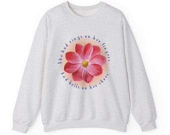 Grateful Dead Scarlet Begonias-sweater met ronde hals, uniseks katoenmix