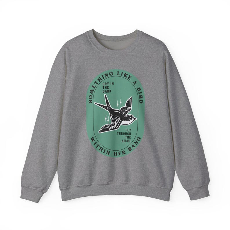 Grateful Dead Inspired Bird Song-sweater met ronde hals, uniseks comfortabele kleding afbeelding 7