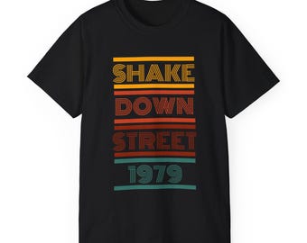 T-shirt Grateful Dead Shakedown Street 1979, t-shirt de concert inspiré vintage