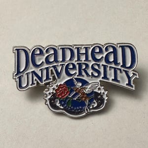 Grateful Dead Deadhead University Hippie Pin, Lapel Pin, Hat Pin, Colectors Pin