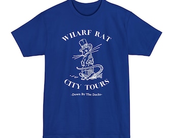 Grateful Dead, Wharf Rat Shirt, Festival Clothing, Jerry Garcia Unisex Tall Beefy-T® T-Shirt