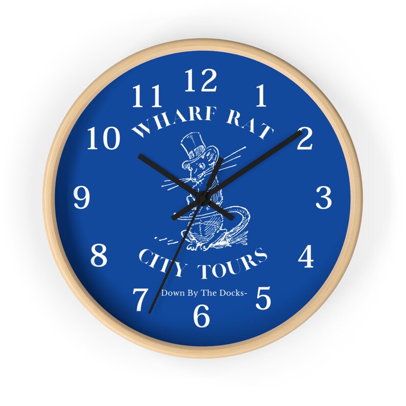 Grateful Dead Wall Clock, Wharf Rat Design, Retro Home Decor - Etsy
