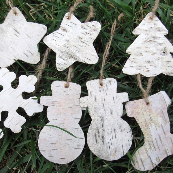 Birch Ornament - Etsy