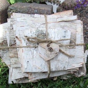 Birch Bark, Birch Bark Sheets, Natural birch, Fairy Garden, Nature crafts, Christmas Decor 79D