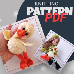 Amigurumi Duck Crochet Pattern - Easy Step-by-Step DIY Tutorial for Beginners - ENGLISH