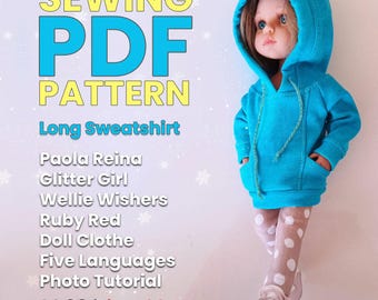 Paola Reina Doll Clothes Sewing Patterns: DIY Outfits (Digital PDF)
