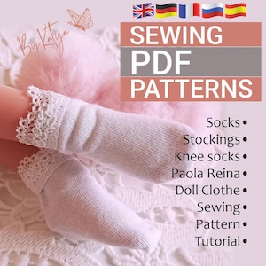 Paola Reina - Puppensocken-Schnittmuster: Einfache DIY-Anleitung (PDF-Schnittmuster)
