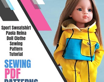 Handcrafted Sewing Sport Sweatshirt Patterns for Paola Reina Dolls | Unique DIY Designs & Easy-to-Follow Instructions