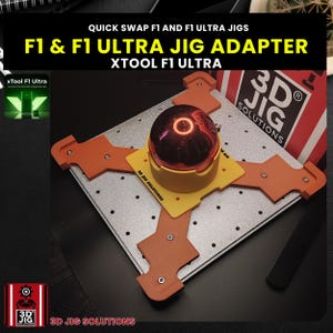 xTool F1 & F1 Ultra Jig Adapter | For Seamless Jig Swapping | Quick Change Fixture | Interchangable Baseplate, Xtool Fiber Laser