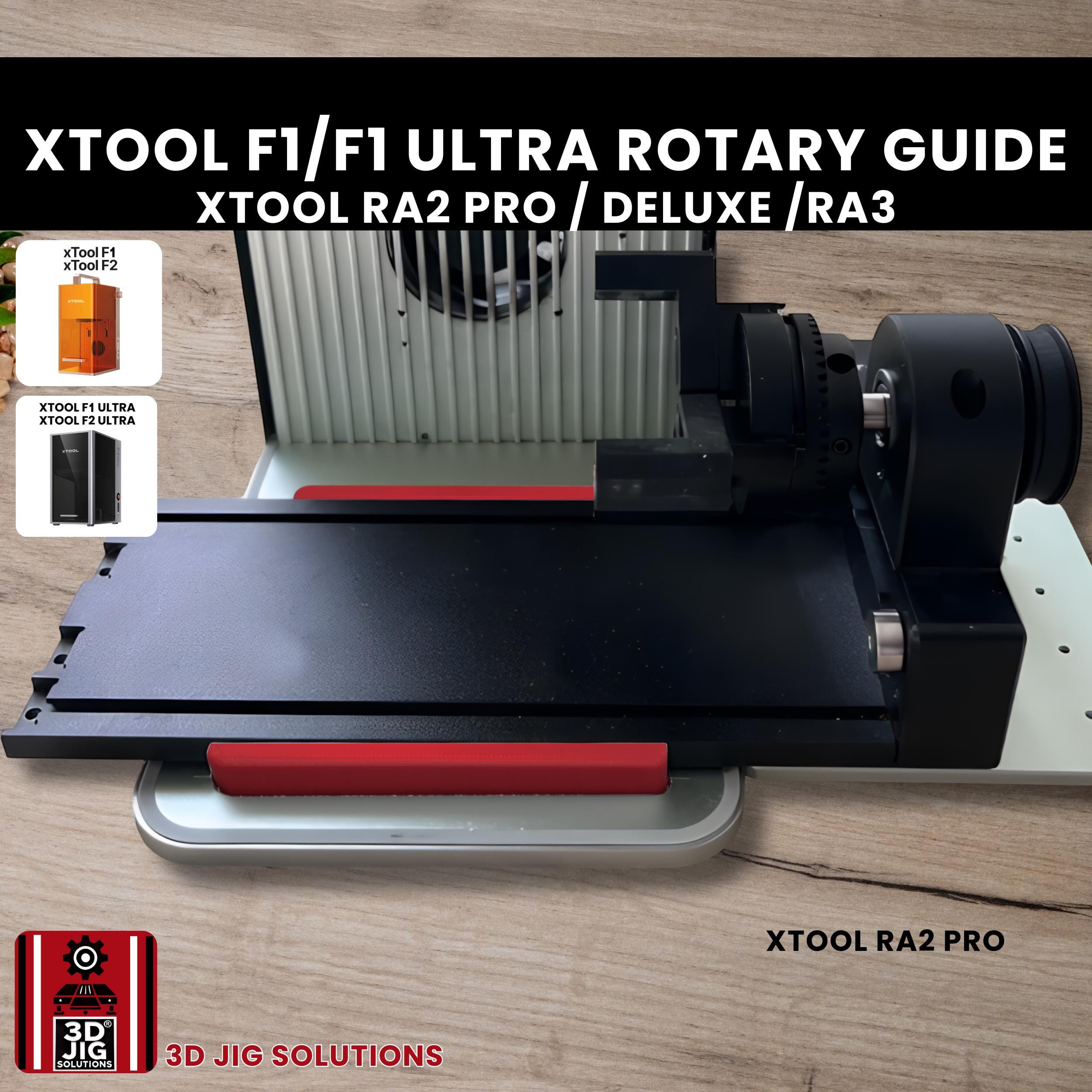 Xtool RA2 & RA3 Rotary Guide Jig: Centering Baseplate for F1, F2