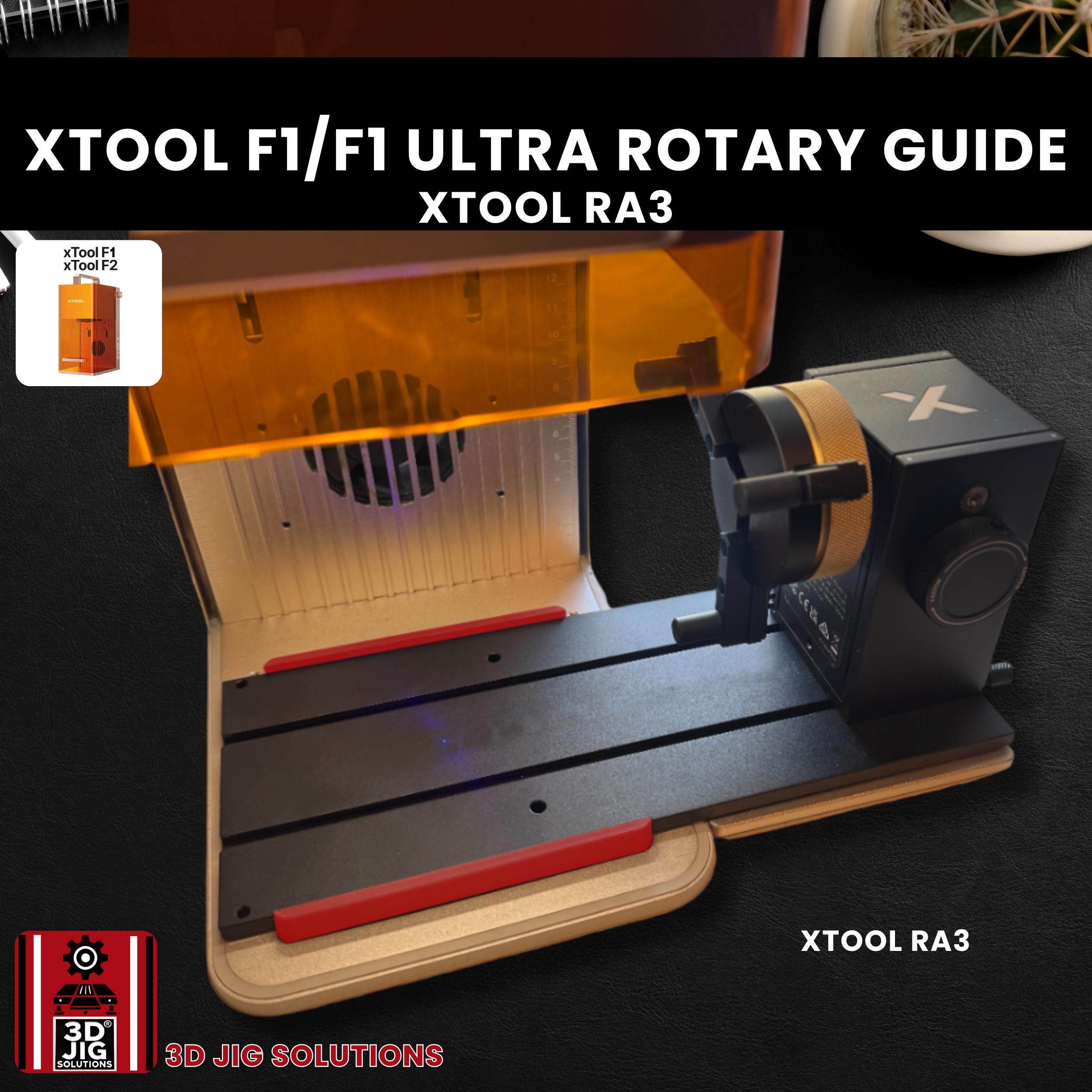 Xtool RA2 & RA3 Rotary Guide Jig: Centering Baseplate for F1, F2