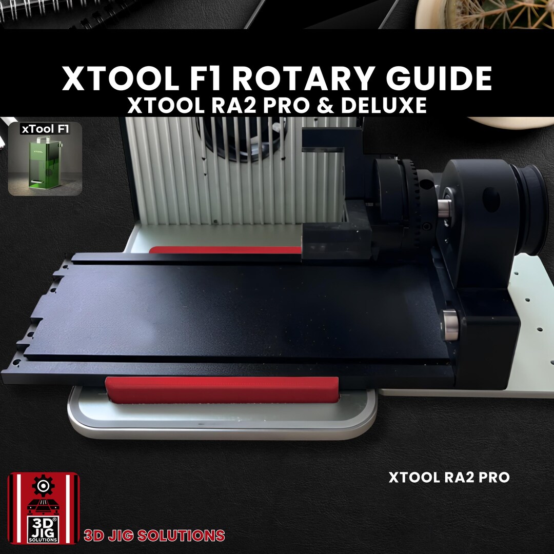 Xtool RA2 Rotary Guide Jig for F1 Laser – Perfect Rotary Centering ...
