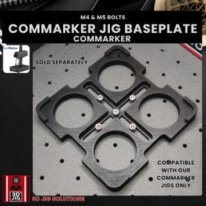 Laser engraving jig, ComMarker compatible, for creating personalized rectangle leather hat patches from rectangle laserable leatherette, SVG files included.