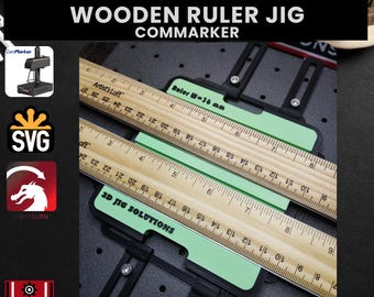 ComMarker Wood Ruler Laser Engraving Jig