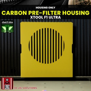 xTool F1 Ultra Carbon Pre-Filter housing | Laser Engraver Emission Reduction | Improve Fan Protection & Air Quality | 3D Printed Accessory