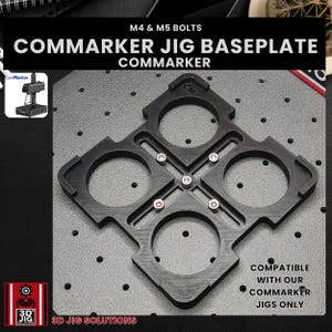 ComMarker Jig Swappen-Grundplatte | Richtvorrichtung für schnellen Vorrichtungswechsel beim Galvo Laser, austauschbare Adapter für UV- und Faserlaser