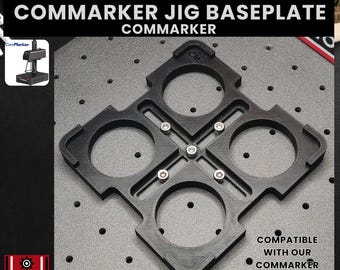 ComMarker Jig Swapping Baseplate: To Use with Our ComMarker Jigs