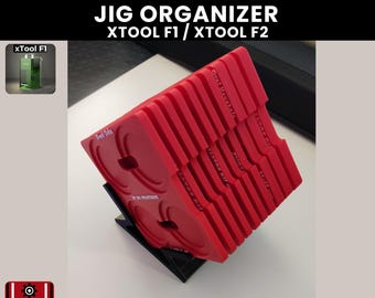 xTool F1 & F2 Jig Holder: Laser Engraving Fixture Organizer