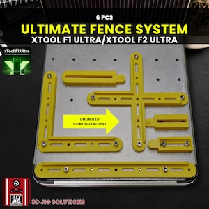 xTool F1 Ultra Engraving Fence Kit | Ultimate Alignment Jig & Guide Fixture | xTool F2 Ultra Compatible