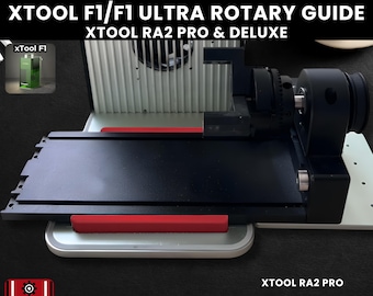 xTool RA2 Rotary Guide Jig for F1 and F1 Ultra – Rotary Centering Baseplate for Easy Mug and Tumbler Alignment