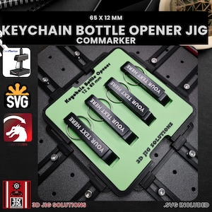 ComMarker Keychain Bottle Opener Laser Engraving Jig