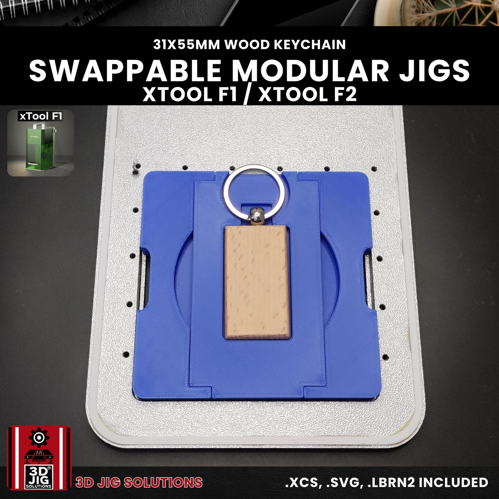 Swappable Modular Xtool F1 & F2 Jig System | Universal Baseplate for ...
