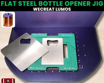 WeCreat Lumos Card & Coaster Bottle Opener Laser Engraving Jig