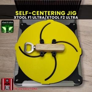 Plantilla autocentrante xTool F1 Ultra y F2 Ultra: Herramienta de alineación de precisión para grabado láser