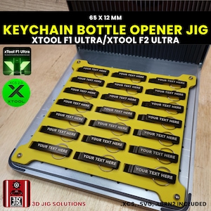 xTool F1 Ultra & F2 Ultra Schlüsselanhänger-Flaschenöffner Lasergravurvorrichtung