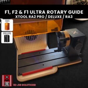 xTool RA2 & RA3 Rotary Guide Jig: Centering Baseplate for F1, F2, F1 Ultra