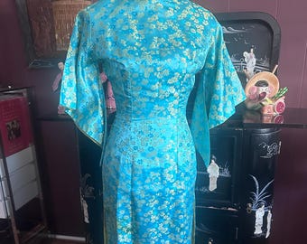 Rayon Pake Mu vintage do final dos anos 50 ao início dos anos 60 – Beleza com estampa japonesa