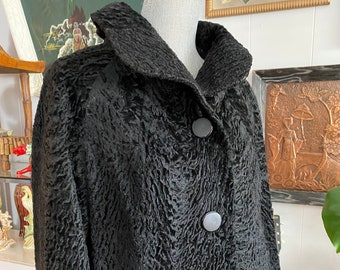 50s Lambs Wool Coat - Etsy