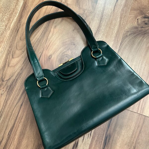 PRINNY LEATHER BAG - KELLY GREEN