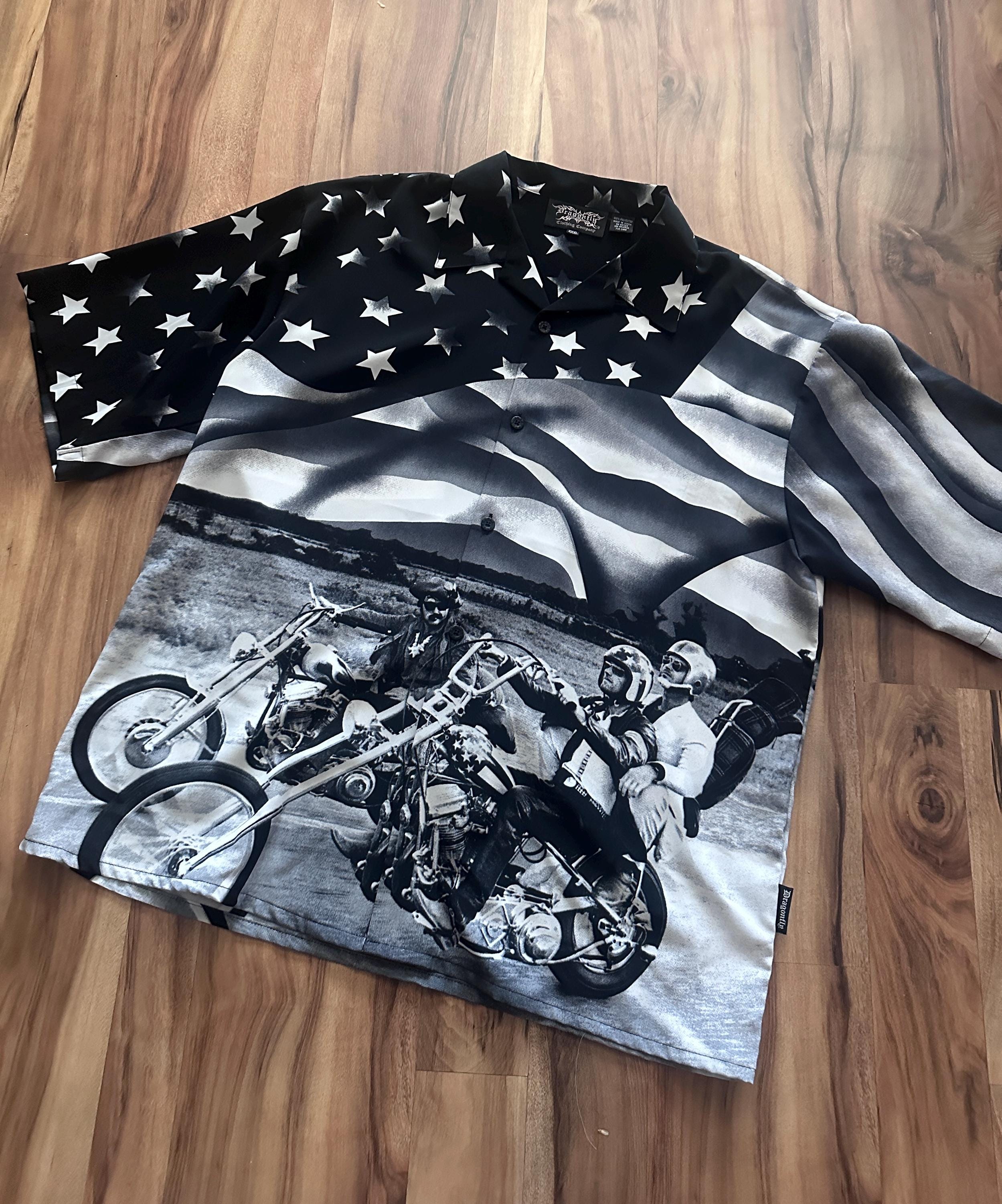 Vintage 3X Easy Rider Short Sleeve Button Down Shirt | 2000s Peter