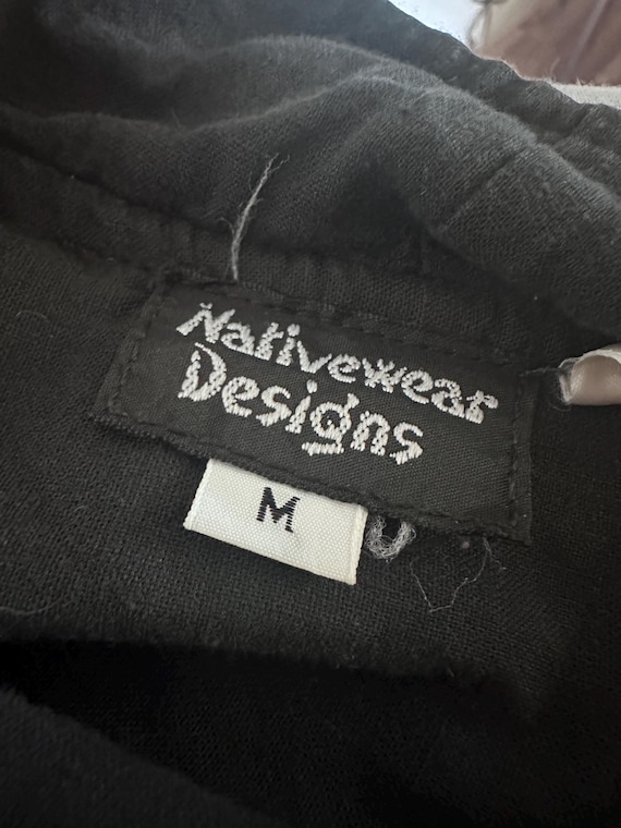 Funky 1990s Patchwork Jacket by NativeWear Design… - image 6