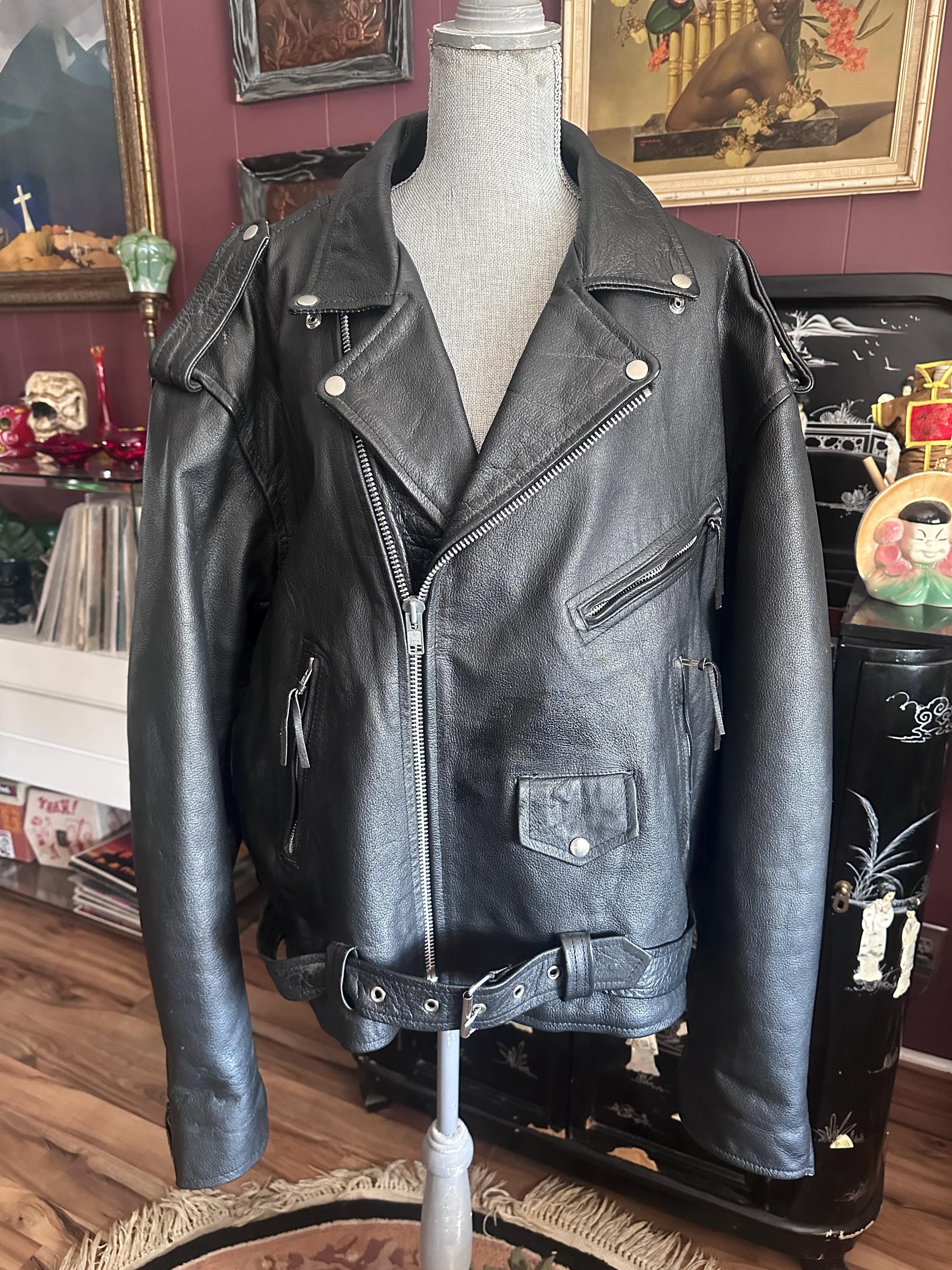 Berman's Leather Jacket - Etsy