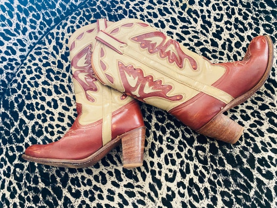 Vintage late 70's Miss Capezio Buttlerfly Cowboy -
