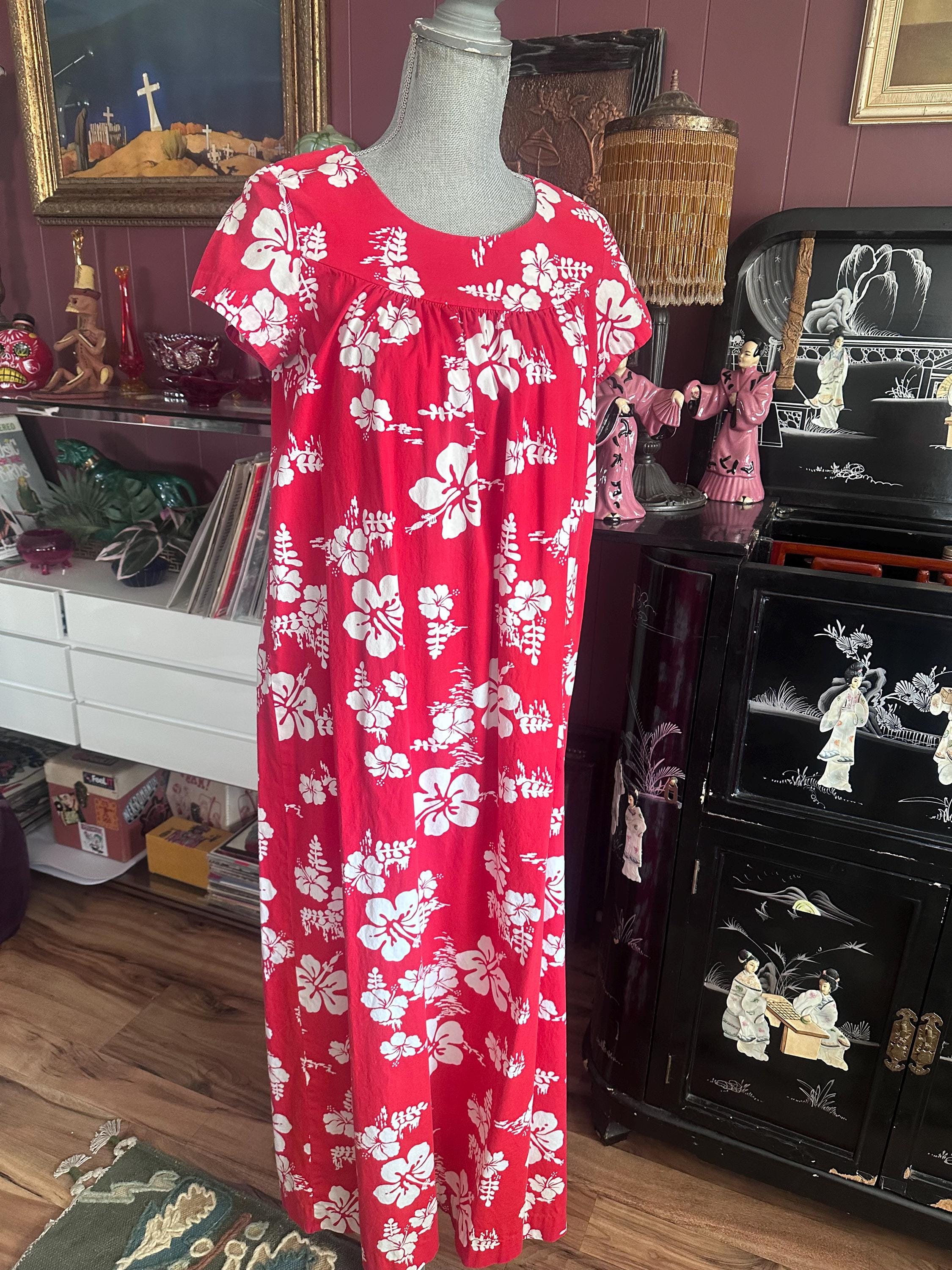 Hale Muu ハワイ　フラダンスドレス ヴィンテージワンピース Hale Muu ハワイ フラダンスドレス ヴィンテージワンピース