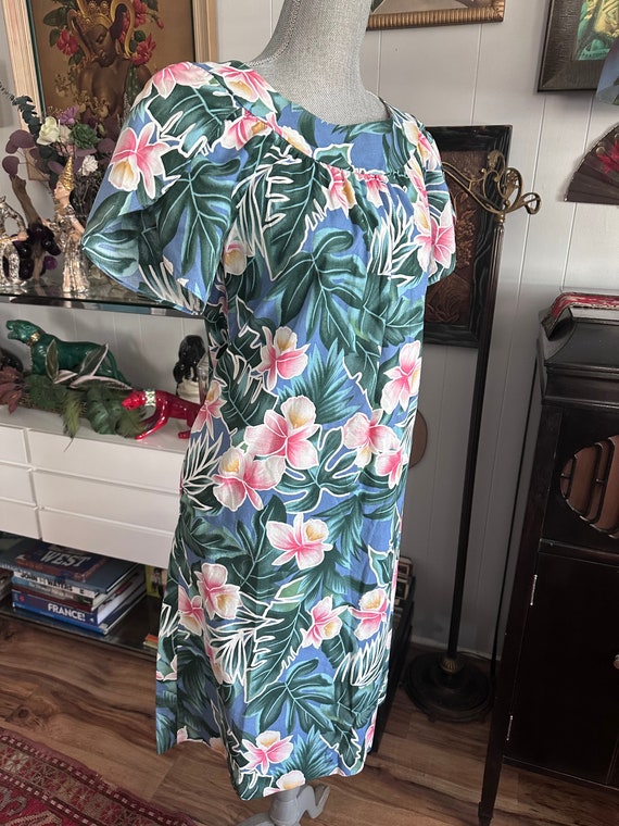 Vintage MuMu Hawaiian Dress - Hilo Hattie - Size … - image 6