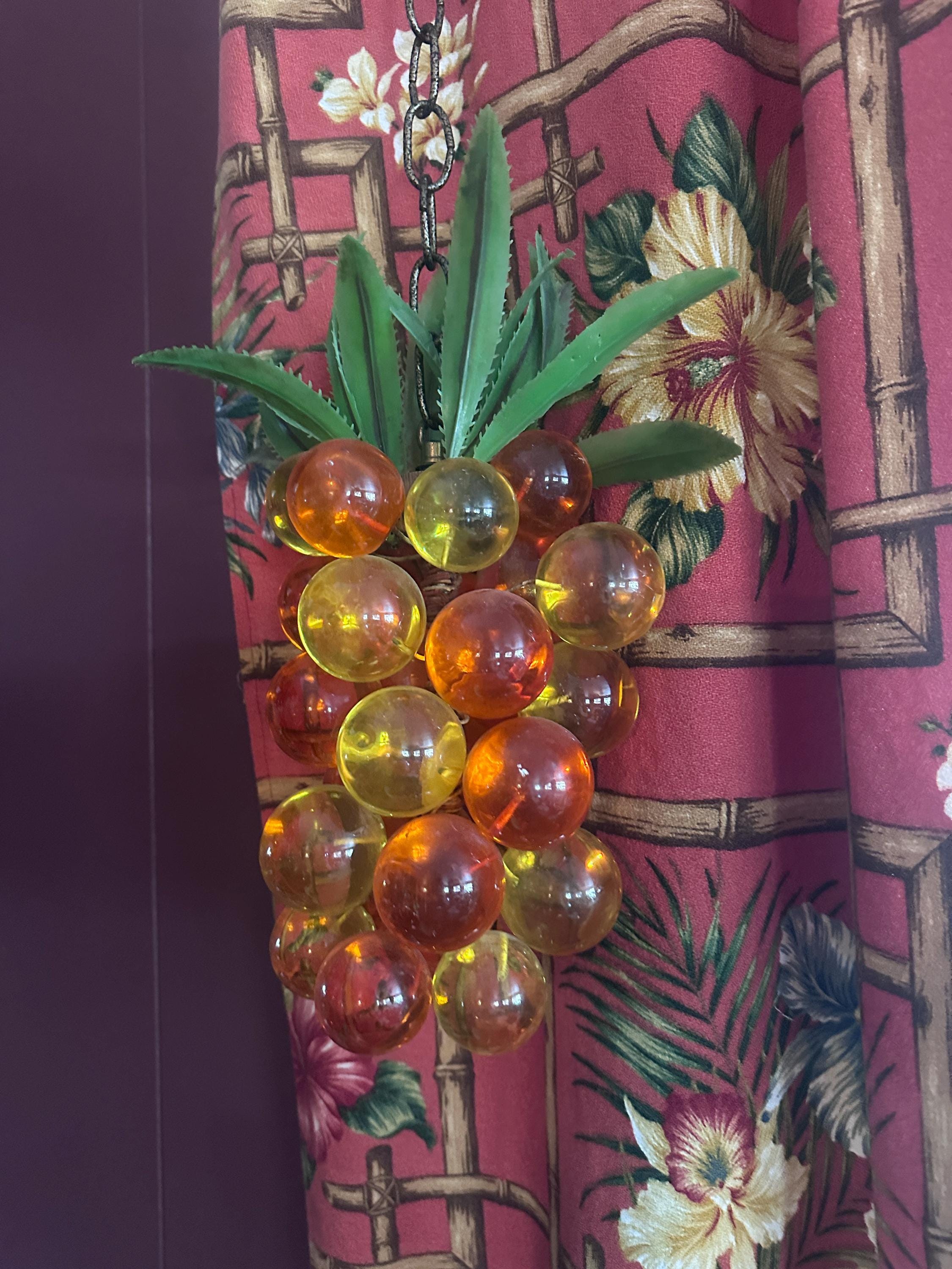60s Lucite Grapes - Etsy
