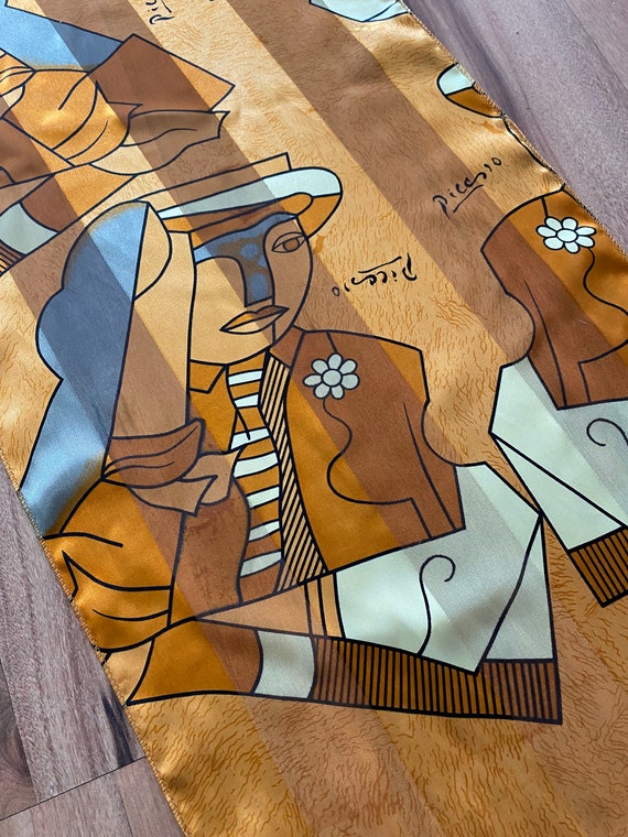 Vintage Picasso Scarf - Retro 1980's