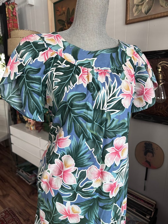Vintage MuMu Hawaiian Dress - Hilo Hattie - Size … - image 4